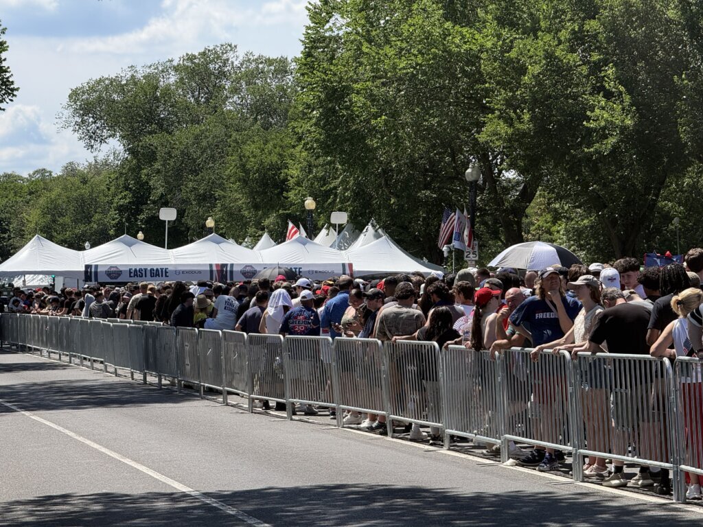 Freedom 250 organizers <a href="https://www.ufc.com/freedom250" target="_blank" rel="noopener">said</a> the fan fest will feature "immersive fan experiences, live shows featuring UFC athletes, celebrity appearances, and exclusive on-stage moments." (WTOP/Jimmy Alexander)