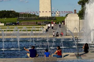 Family on the National Mall