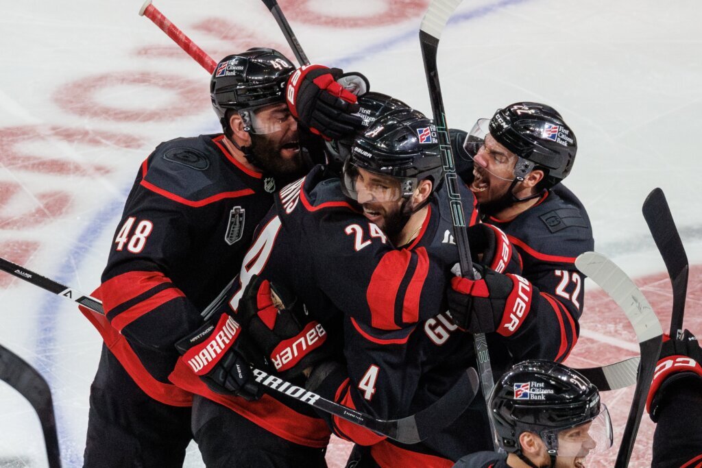 Stanley Cup Golden Knights Hurricanes Hockey