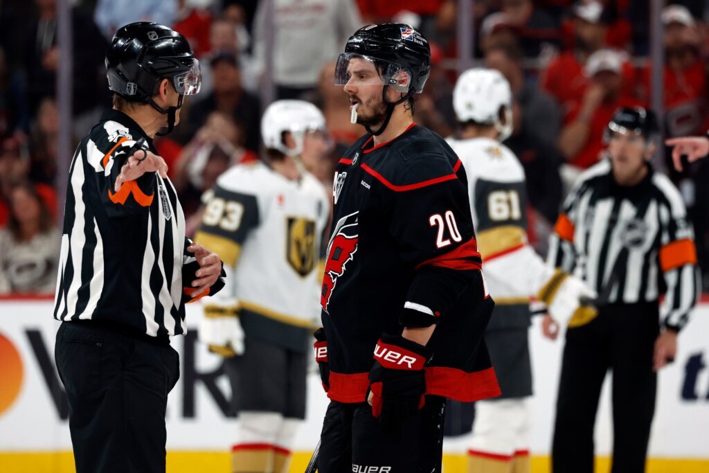 Stanley Cup Golden Knights Hurricanes Hockey