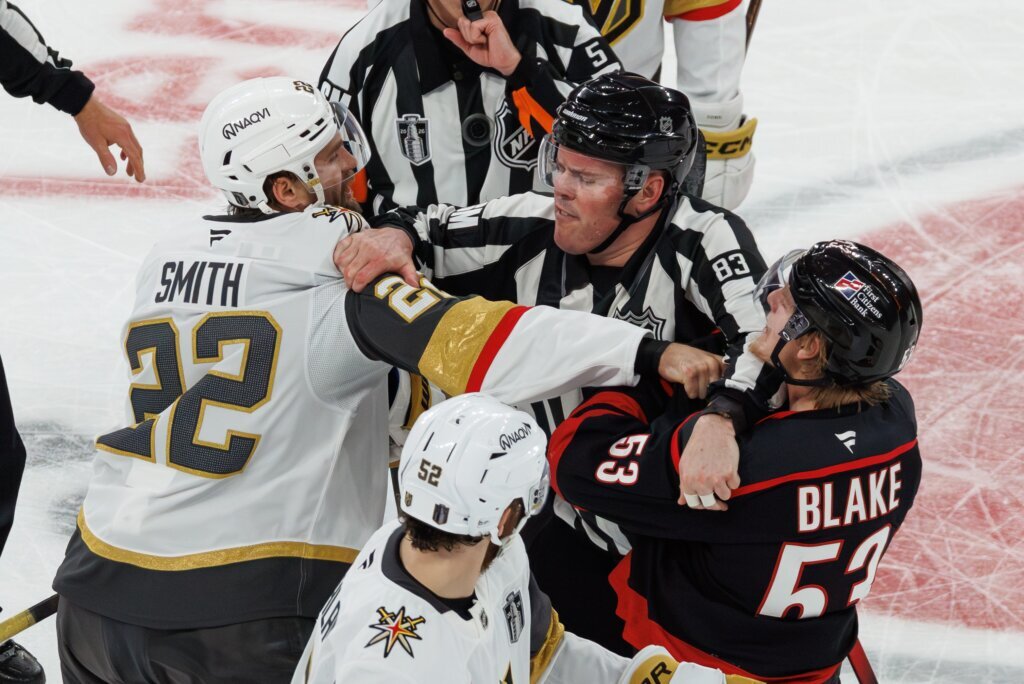 Stanley Cup Golden Knights Hurricanes Hockey