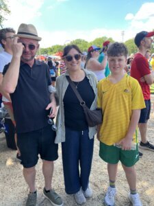 Fans on the Mall for FIFA