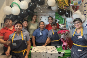 Sonia Mendez and her work crew