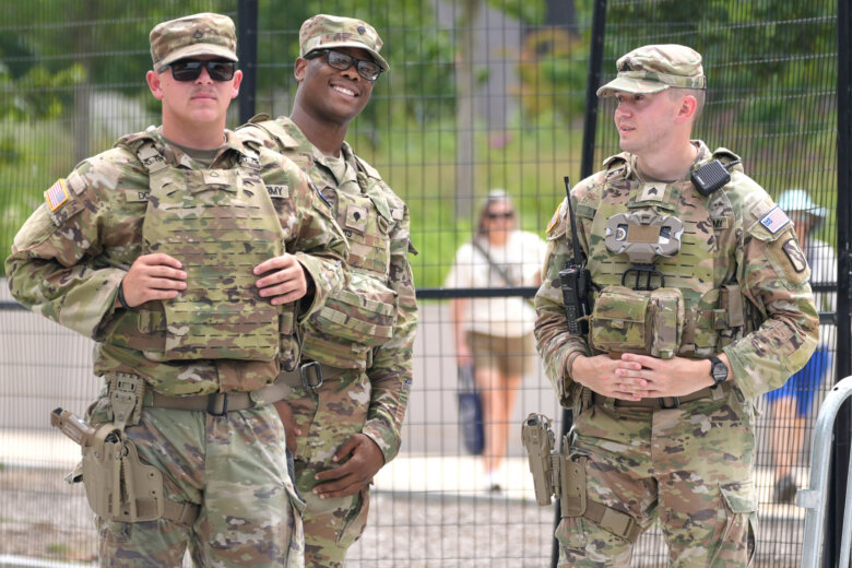 National Guard members