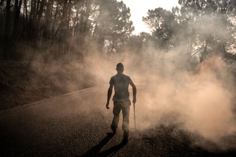 APTOPIX Spain Wildfires
