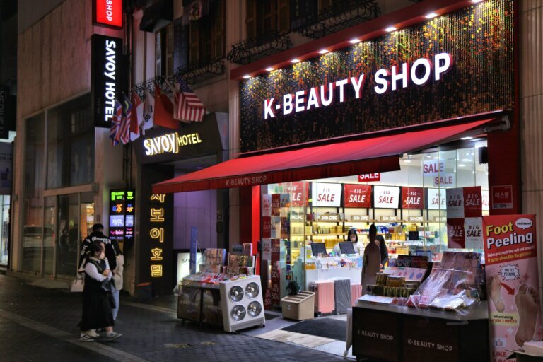 K Beauty Shop in Seoul, Korea