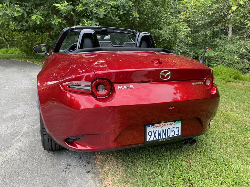 The four-cylinder engine produces 181 horsepower. (WTOP/John Aaron)