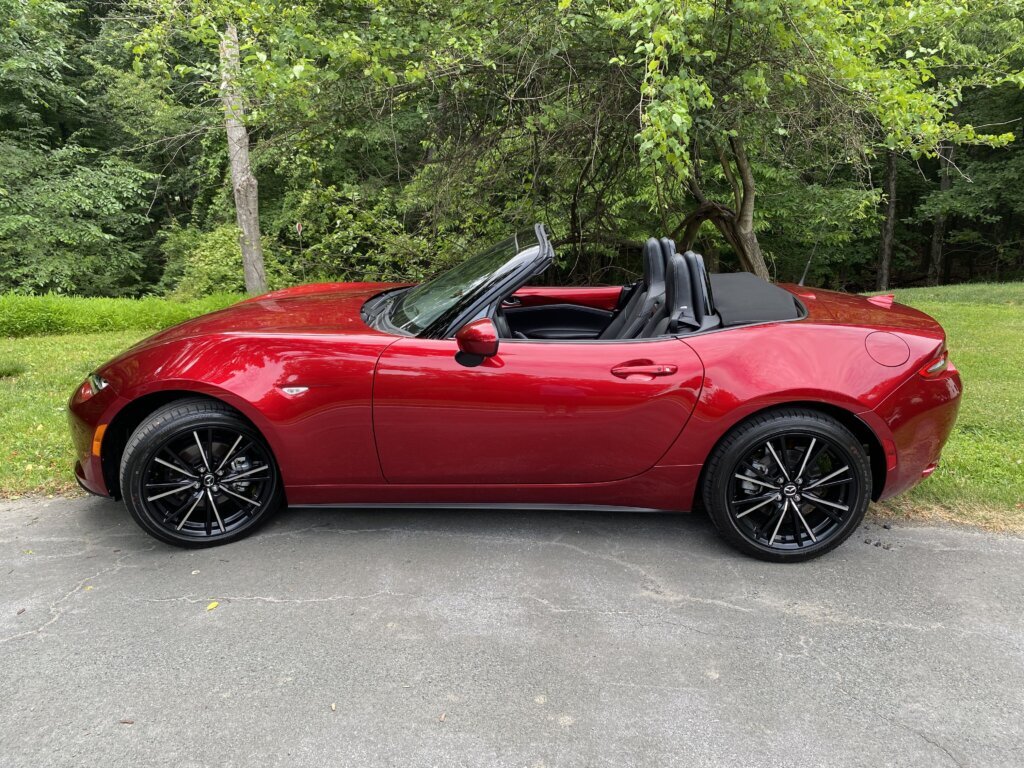 Nothing compares to banging through the gears in this tiny roadster. (WTOP/John Aaron)