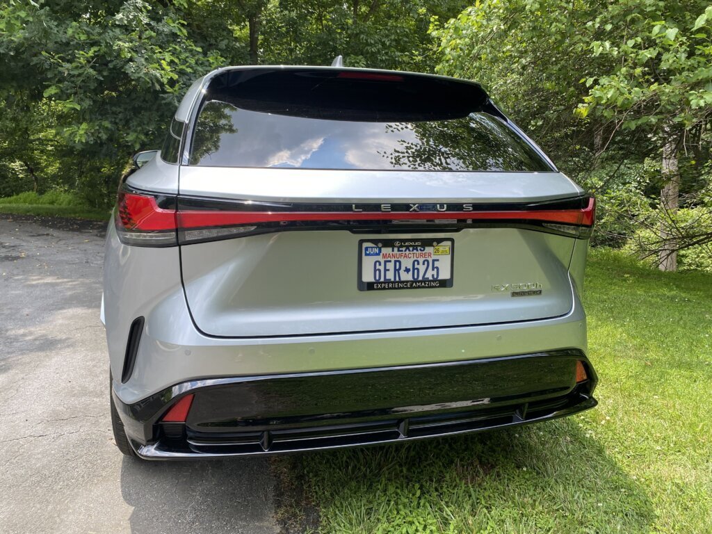 This version sits atop the range of RX hybrid models. (WTOP/John Aaron)