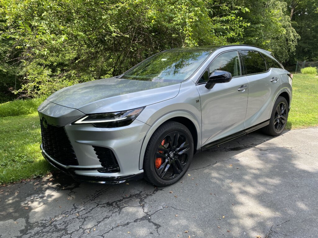 For those who want a midsize luxury SUV, the Lexus RX 500h F Sport Performance AWD delivers a surprising punch. (WTOP/John Aaron)