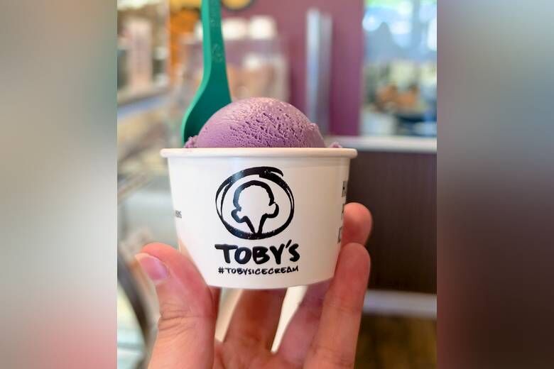 Toby's ube ice cream