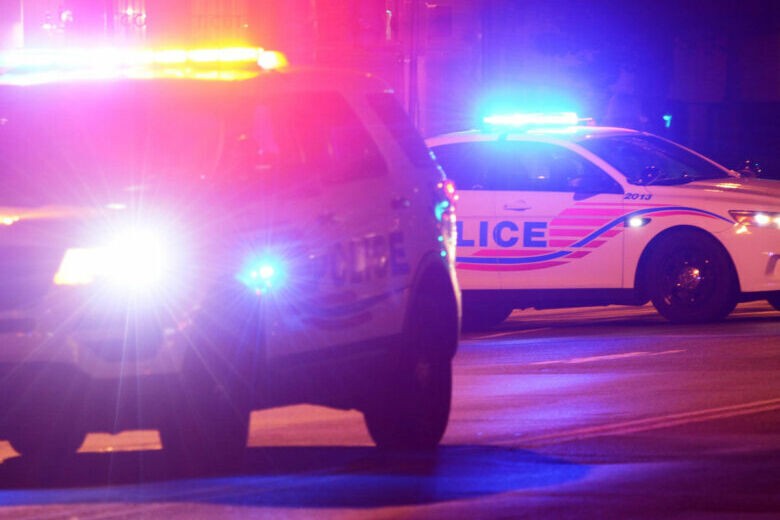 D.C. police cruisers