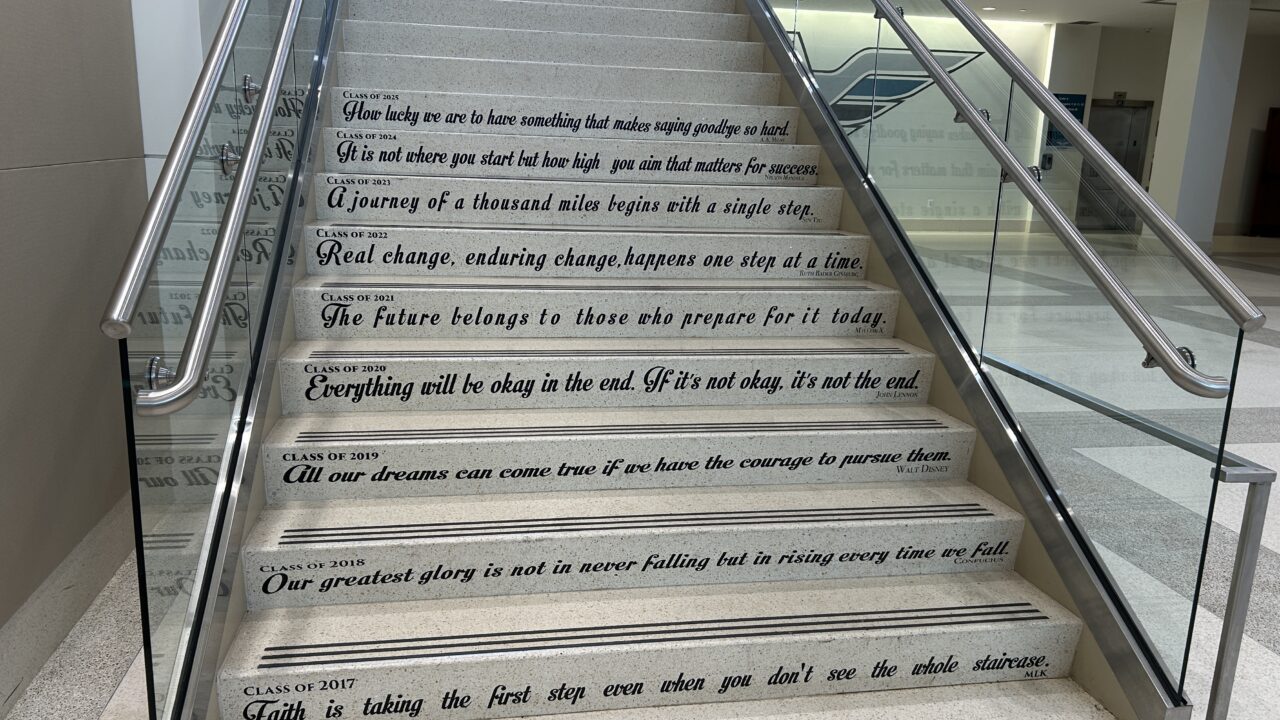Skyview High School stairs