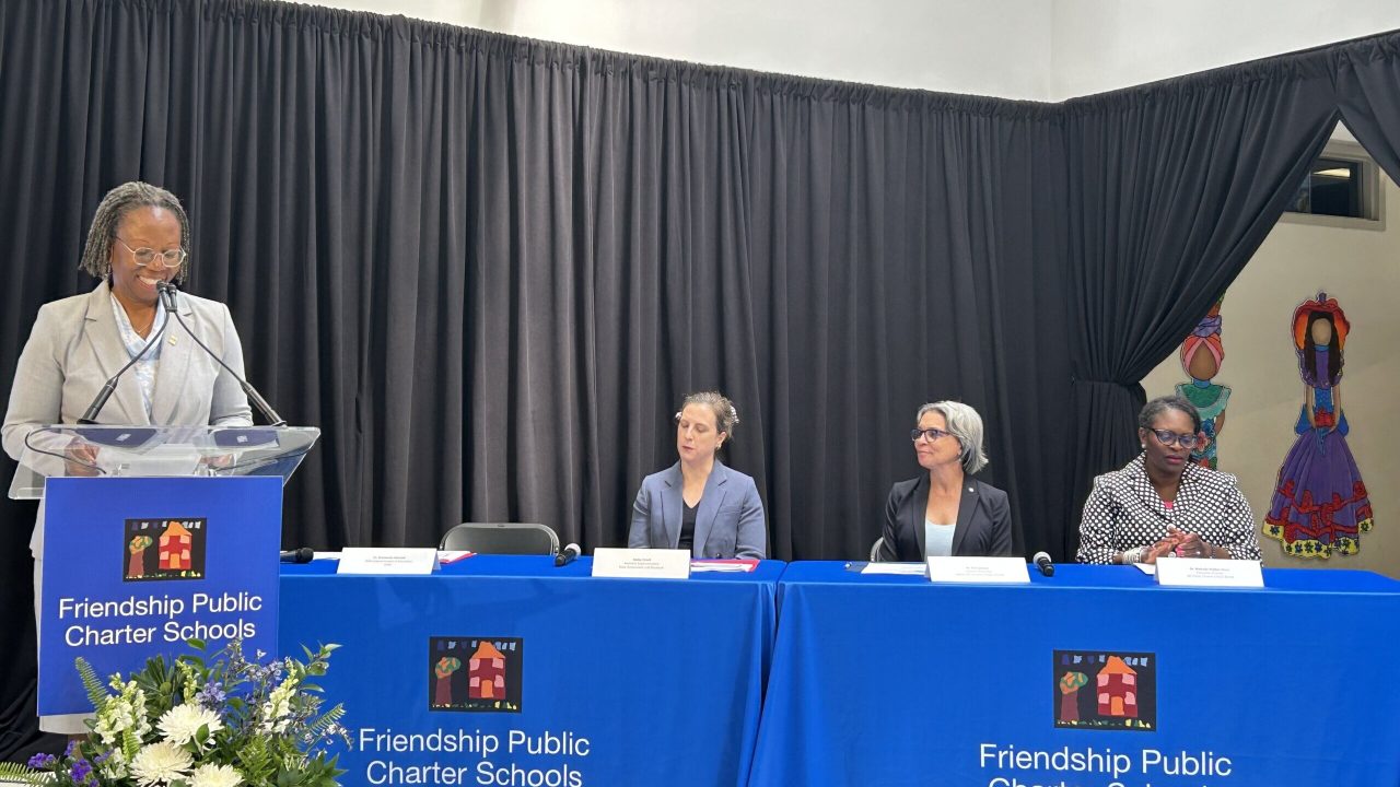 Dc schools officials at news conference