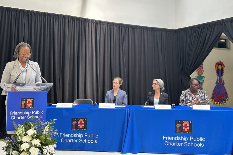 Dc schools officials at news conference