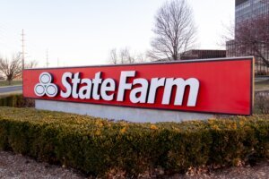 Bloomington,,Illinois,,Usa, ,March,26,,2022:,State,Farm,Sign